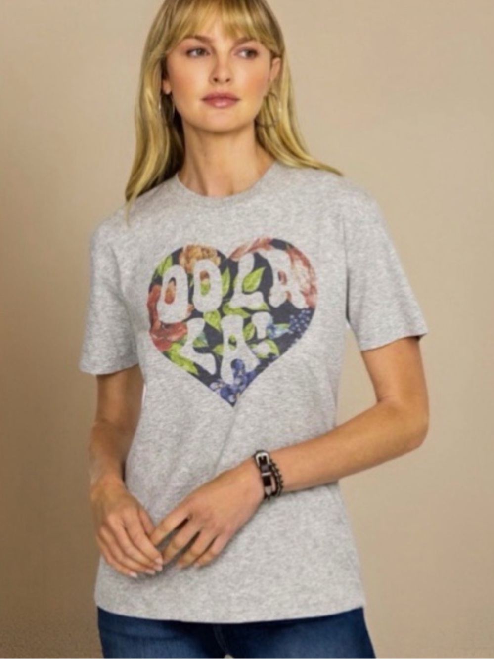 Johnny Was X Sasson OOLALA heart tee - Medium